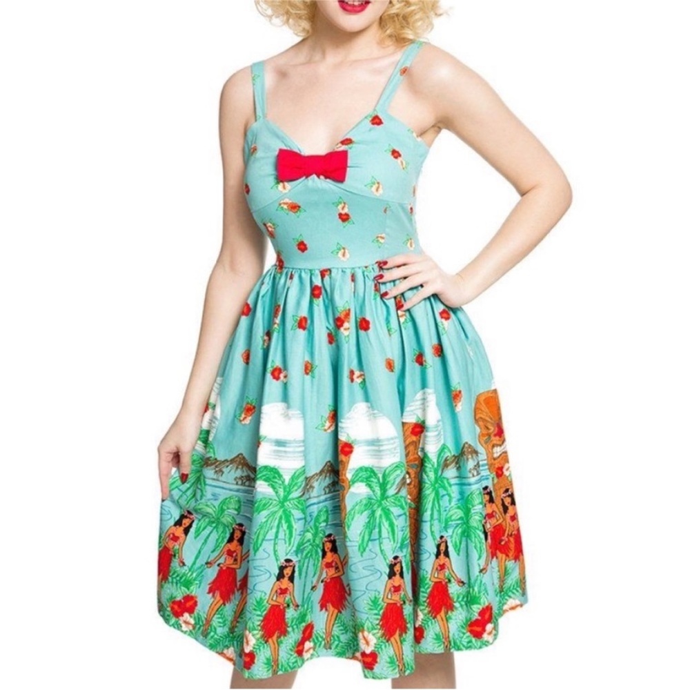 Lindy Bop Misty tiki style dress